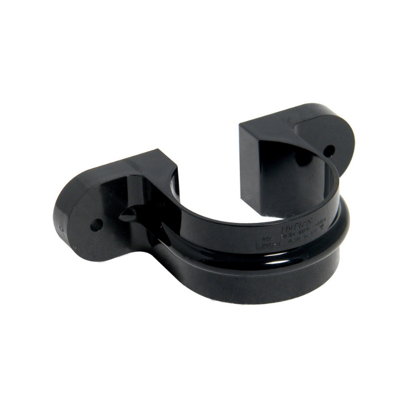 32mm Waste Pipe Clip Black Mahoneys Builders Merchants